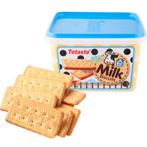 Totaste饼干500g高钙特浓牛奶味牛乳独立小包装 真快乐超市甄选