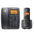 摩托罗拉4200无绳电话机大屏幕橙色背光磨砂面(黑色)
