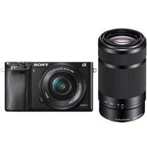 索尼（Sony)）A6000（16-50/55-210）双头套机 微单相机(黑色 套餐五)
