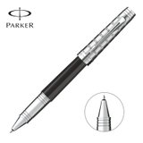 派克（PARKER）首席系列墨水笔 钢笔 宝珠笔(特别纯黑丽雅白夹宝珠笔老款 默认版本)