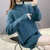 女式时尚针织毛衣9533(粉红色 均码)