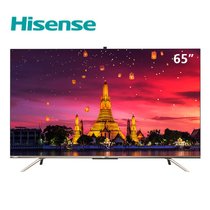 海信（Hisense）65E52F 65英寸4K超清全面屏智能语音升降摄像头MEMC平板液晶电视机(金色 65英寸)