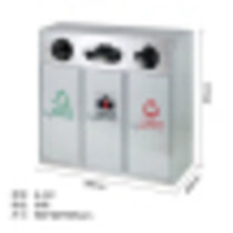 户外不锈钢三分类四分类垃圾桶物业分类垃圾桶环保果皮箱JMQ-139
