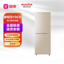 澳柯玛双门冰箱 BCD-196WG 极地金