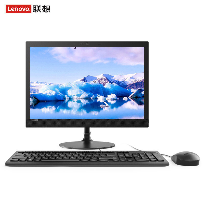 联想lenovoaio33020195英寸一体机台式电脑家用娱乐商用办公黑色a6