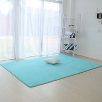 ins北欧地毯垫客厅茶几毯现代简约卧室房间满铺床边毯大面积家用(天蓝 色 80*160cm)