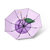 蕉下果趣系列三折伞晴雨两用小巧便携遮阳伞防紫外线遮阳伞(西梅)