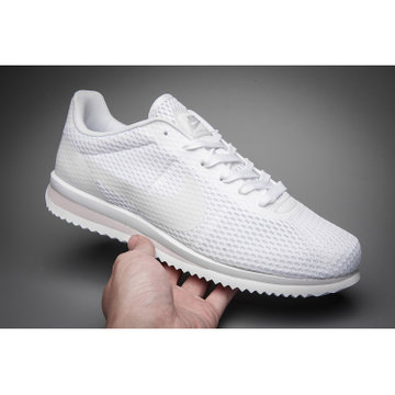 nike耐克跑步鞋春夏新款阿甘全白百搭跑步鞋男鞋网面休闲运动鞋透气