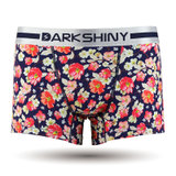 DarkShiny 送男性礼盒装 低调奢华商务 男式平角内裤「MBON46」(花色 M)