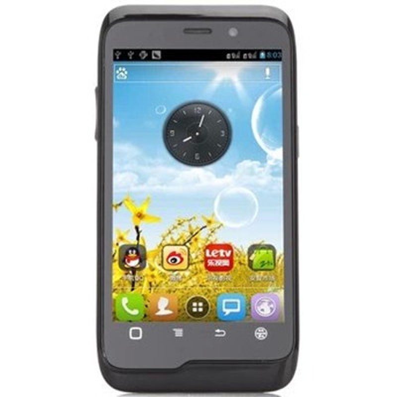 天语(k-touch)w700 云智能手机 1g双核3.8吋屏 wcdma/gsm 联通3g (黑