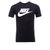 Nike耐克2017夏季新款情侣装透气圆领男女款学生上衣短袖T恤696708-013、696708-015(黑白色 S)