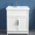 太空铝阳台独立洗衣柜卫生间洗衣槽石英石台盆带搓衣板小户型定制(1.4米 金边款（白色/灰色备注）)