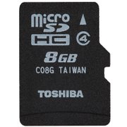 toshiba东芝手机内存卡存储卡闪存卡TF卡8g class4 读15MB/s 写4MB/s