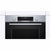 Bosch/博世 HBA554BR0W 进口嵌入式烤箱 不锈钢黑色玻璃面板 71L