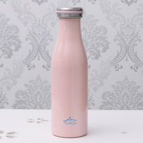 奕辰 500ML不锈钢牛奶杯保温杯情侣水杯儿童学生杯(粉红)