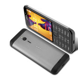 Nokia/诺基亚 230 DS老人机移动直板按键功能机 大字大声大屏老年人手机 超长待机 男女款学生备用超薄手机(灰色)