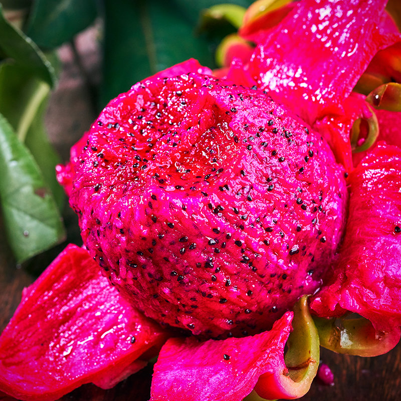 17岁的甜金都一号红心火龙果3斤中果新鲜优果甜蜜多汁