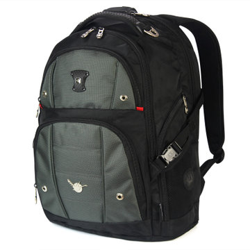 瑞士军刀suissewin双肩包男商务旅行包高中大学生书包休闲大容量学生