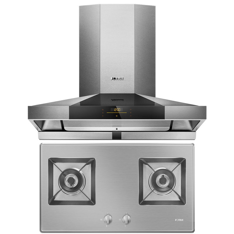 方太fotilecxw258em6tjztha6b烟灶套餐欧式机塔型机燃气灶双眼灶