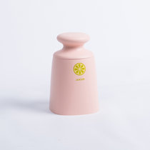 日本AKAW爱家屋手动榨汁机榨柠檬挤压橙汁神器家用榨水果汁压汁器(粉色)
