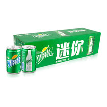 sprite 柠檬味 汽水 碳酸饮料 200ml*12罐 整箱装 迷你摩登罐 小雪碧