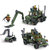 军事拼装积木玩具野战部队战舰变形导弹飞机男孩6-12岁(84040)