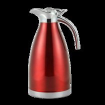 易铂yispot 贝尔金咖啡壶 不锈钢真空保温壶 多色大容量热水壶保温瓶2.0LYP-8051 2.0L(红色)