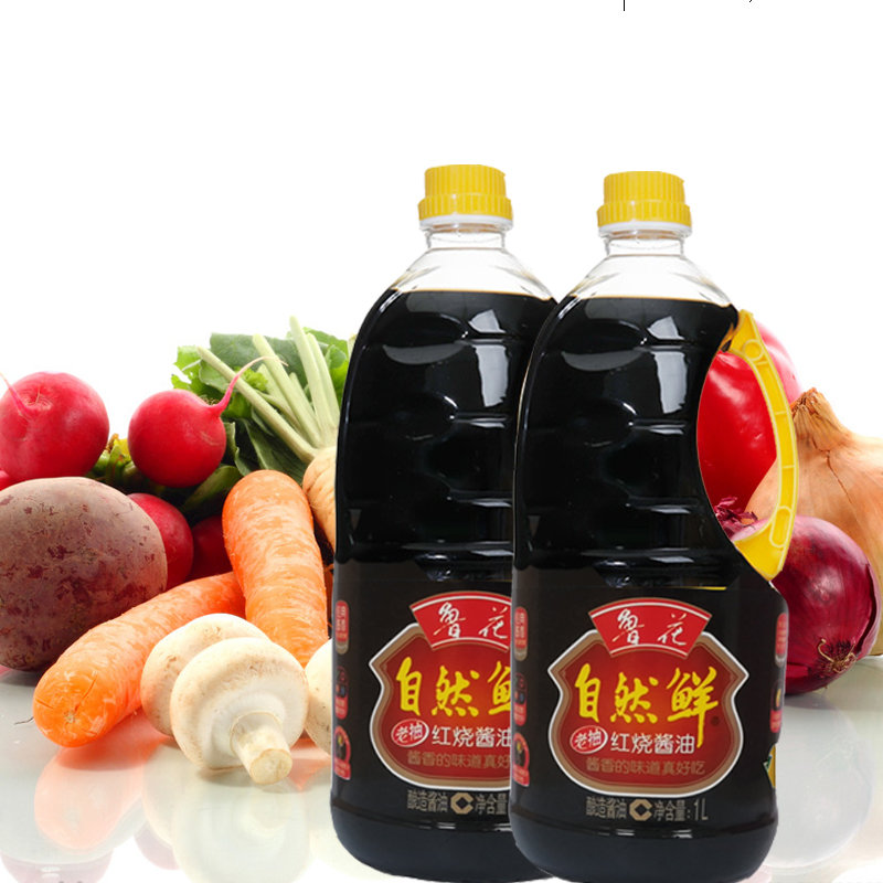 鲁花红烧老抽酱油1l自定义