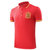 并力夏季新款男足球标志运动休闲翻领短袖POLO衫西班牙修身T恤(西班牙-红色 XL 180-185)