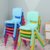 云艳YY-LCL1510 儿童椅子宝宝凳子小板凳靠背幼儿园小孩桌椅塑料婴儿家用加厚座椅 中班(3-5岁)(默认 默认)