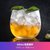 鸡尾酒杯组合套装酒吧柯林杯莫吉托mojito杯创意调酒海波玻璃杯子(思慕雪杯-400mL)