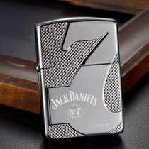 zippo打火机28817吉丹尼标志 盔甲机黑冰雕刻 之宝联名款男士礼品生日礼物