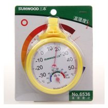 三木(SUNWOOD) 6536台式温度计/温湿度计 带支架 颜色随机