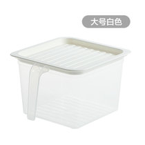 居家家带盖密封罐家用食品级塑料保鲜盒五谷杂粮食品收纳盒储物罐(大号白色)
