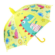 防水套儿童雨伞男女孩卡通雨伞宝宝小孩幼儿园小学生遮阳伞直柄伞(大款 黄恐龙 默认)