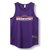 新款网眼背心男运动速干潮牌夏季健身衣服无袖篮球跑步训练上衣(紫色 XL)