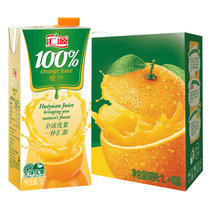 汇源100%橙汁1L*6 100%果汁，营养健康