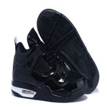 耐克乔4代篮球鞋NIKE Air Jordan 4 AJ4 GS乔丹男子篮球鞋男鞋运动跑鞋跑步鞋(黑色)