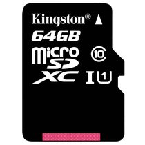 金士顿（Kingston）TF卡(Micro SD)Class10 UHS-I高速存储卡(64G)