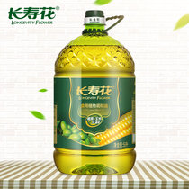 长寿花橄榄玉米调和油食用油植物油物理压榨玉米油橄榄油(5L*1桶)