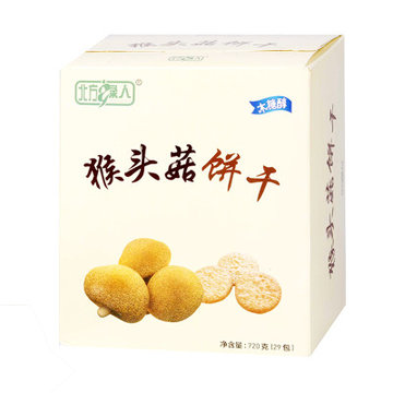 13商品编号:8008915666北方绿人猴头菇饼干720克/盒北方绿人饼干