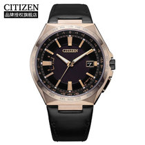 Citizen西铁城 空中之鹰系列 光动能电波手表时尚商务男表CB0217-04E(CB0217-04E)