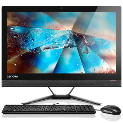 联想（Lenovo) AIO 300-23 23英寸一体机电脑(4405U/4G/1T/GF920A 2G显卡/蓝牙)(黑色)