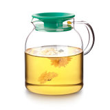 台湾Artiart 创意玻璃凉水壶 大容量耐热茶壶 带不锈钢过滤器(青色)