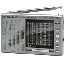 熊猫 6122 全波段便携式插卡收音机老人插卡MP3校园广播tf