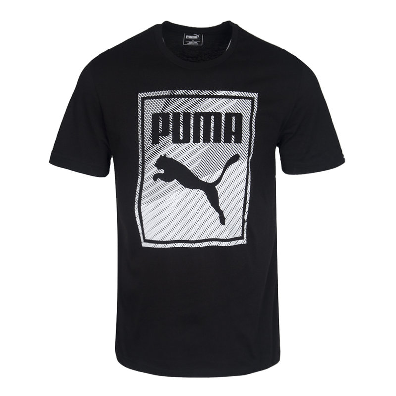 【彪马运动t恤图片】puma彪马2017新款男子brand box logo teet恤