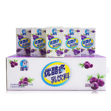 澳牛蓝莓优酪多乳酸饮品250ml24箱