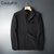 CaldiceKris （中国CK）女款抓绒加厚立领卫衣CK-F62017-2(黑色 M)