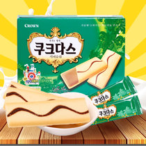 惜香缘韩国进口可瑞安蛋卷夹心饼干(咖啡味72g)