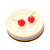 有乐 9687厨房餐具炫彩食品级塑料小碟子 创意水果盘子零食碟lq09(粉色)